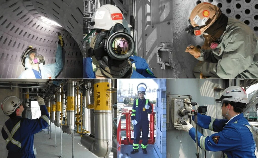 IRED engineers and inspectors team